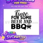 Free Beer BBQ Quote Free Smoking Grill Cooking Quotes Free SVG - Instant Download