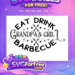 Free Grandpas Grill Free Forks Stars Cooking Quotes Free SVG - Instant Download