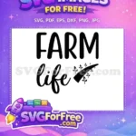 Free Black Farm Free Life Plants Agriculture Free SVG - Instant Download