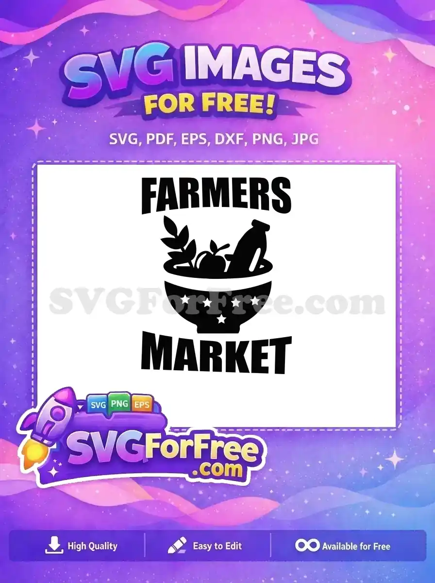 Free Healthy Produce Free Milk Apple Farmers Market Free SVG