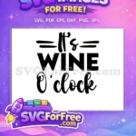 Free Black Script Free Funny Wine Kitchen Decor Free SVG - Instant Download