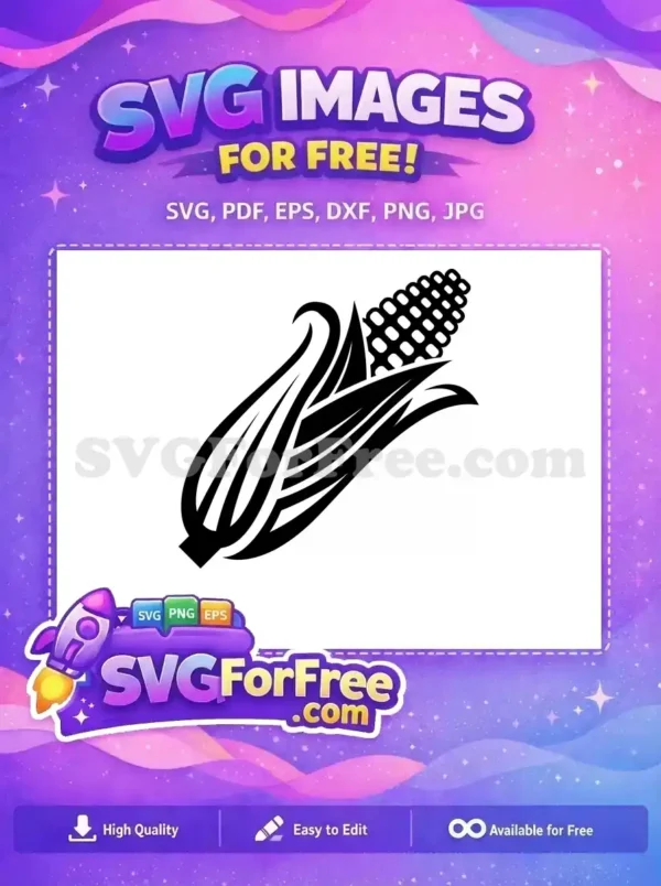 Free Corn Cob Free Farm Harvest Autumn Graphic Free SVG