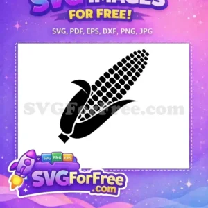 Free Black Corn Cob Free Farm Harvest Thanksgiving Free SVG