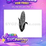 Free Detailed Black Corn Free Harvest Season Farm Free SVG - Instant Download