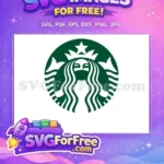 Free Masked Siren Free Green Logo Starbucks COVID-19 Free SVG - Instant Download