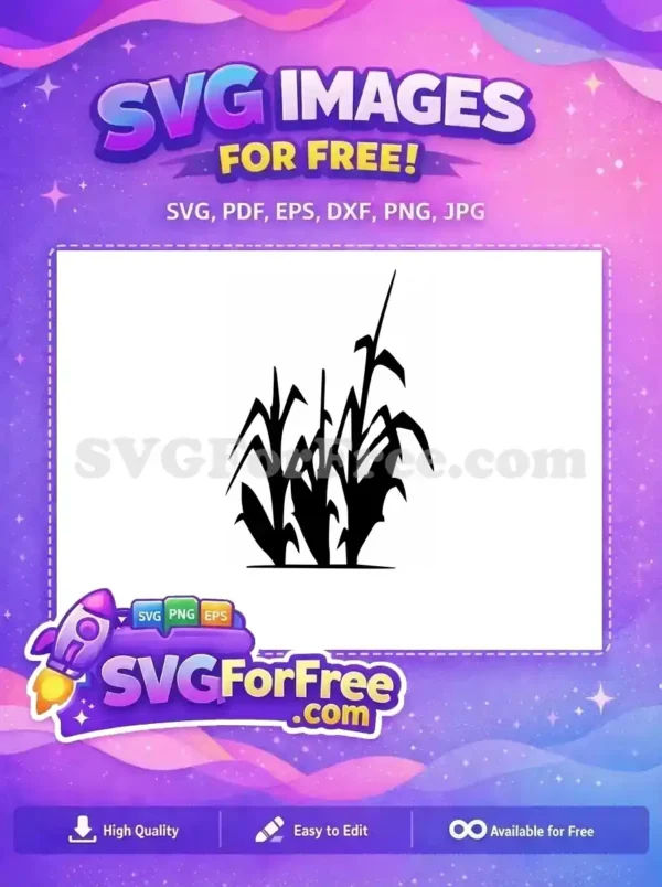 Free Detailed Corn Free Sweet Kernels Farm Harvest Free SVG