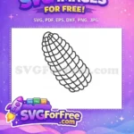 Free Simple Outline Free Harvest Vegetable Thanksgiving Free SVG - Instant Download