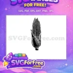 Free Black Corn on the Cob Free Farm Harvest Festival Free SVG - Instant Download