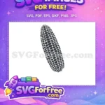 Free Dark Textured Corn Free Rustic Farm Harvest Decor Free SVG - Instant Download
