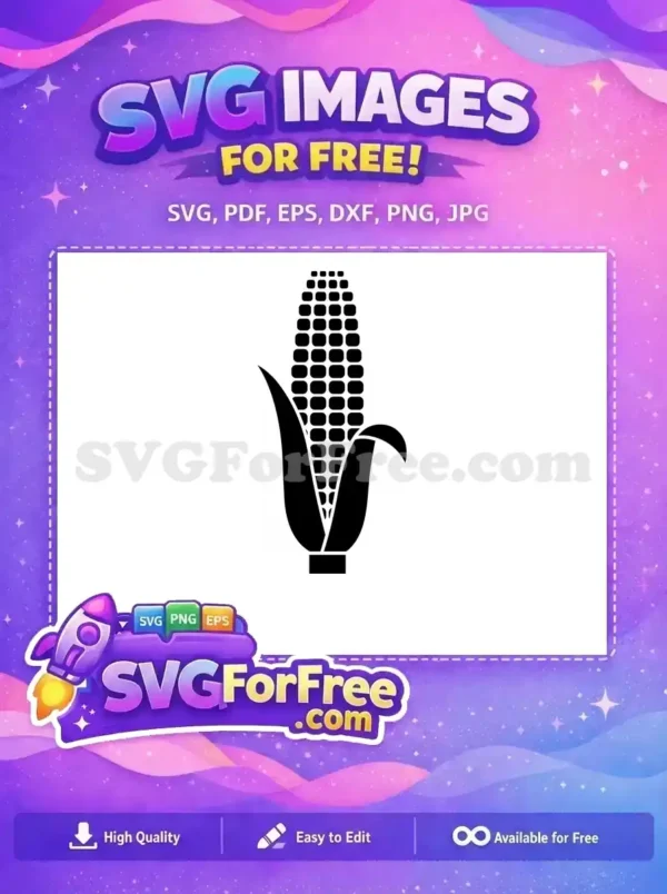 Free Black Bold Free Corn Cob Harvest Farm Free SVG Free Black Bold Free Corn Cob Harvest Farm Free SVG