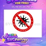 Free Virus Free Disinfected Coronavirus Quotes Free SVG - Instant Download