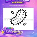 Free Spiky Virus Free Germ Cell Coronavirus Quotes Free SVG - Instant Download