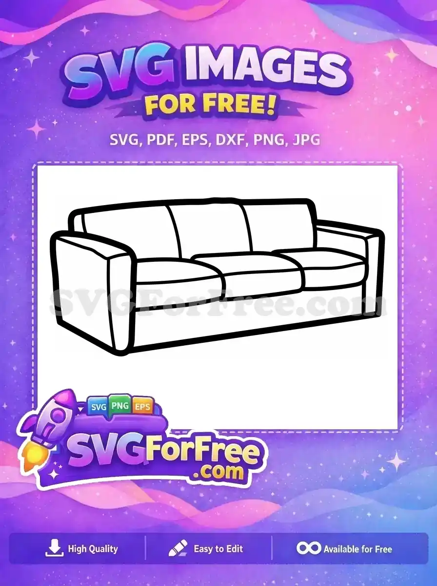 Free Friends Couch Free Cast Silhouette Central Perk Free SVG