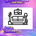 Free Happy Homer Free Couch Gag Silhouette The Simpsons Free SVG - Instant Download