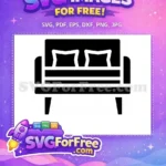 Free Central Perk Couch Free Friends Sitcom Free SVG - Instant Download