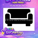 Free Friends Couch Silhouette Free Central Perk Scene Friends Free SVG - Instant Download