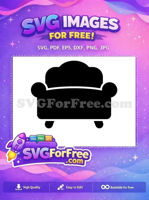 Free Central Perk Coffee Shop Free Sitcom Couch Silhouette Friends Free SVG