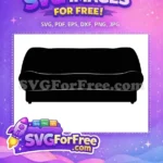 Free Friends Silhouette Free Couch TV Show Free SVG - Instant Download