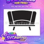 Free Black Couch Free Minimalist Furniture Home Decor Free SVG - Instant Download