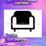 Free Friends Group Free Sofa Silhouette Friends Show Free SVG - Instant Download