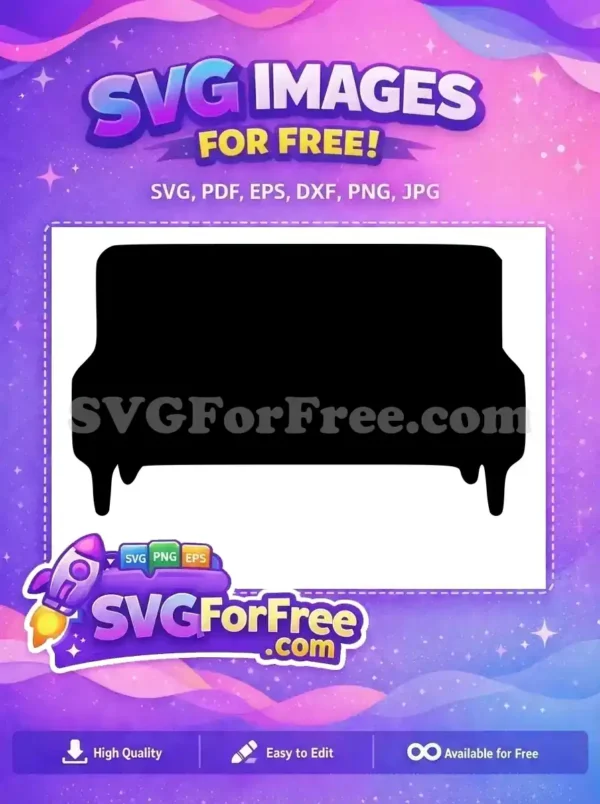 Free The Simpsons Couch Free Black Silhouette Living Room Free SVG