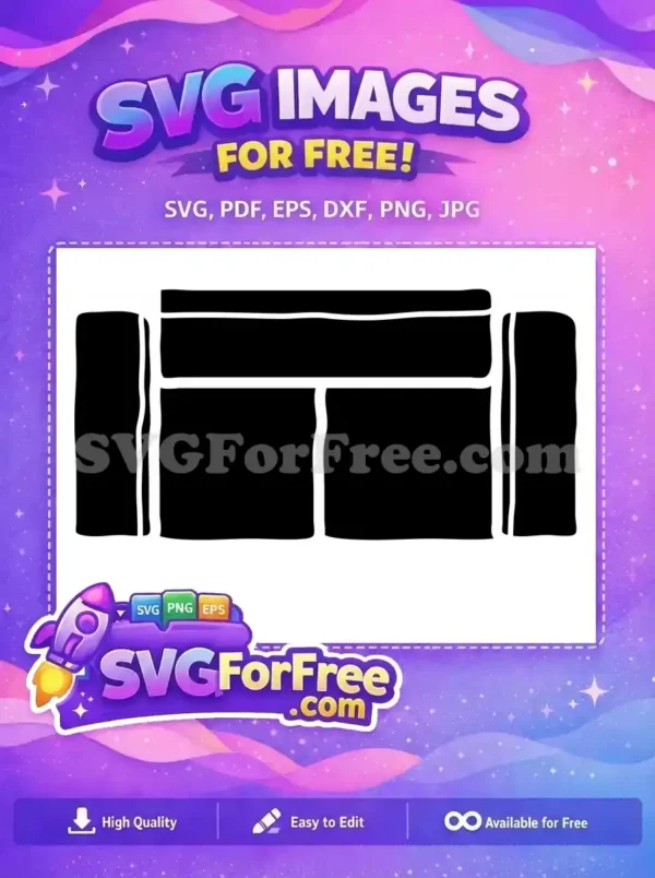 Free Central Perk Couch Group Free Iconic Scene Friends TV Show Free SVG