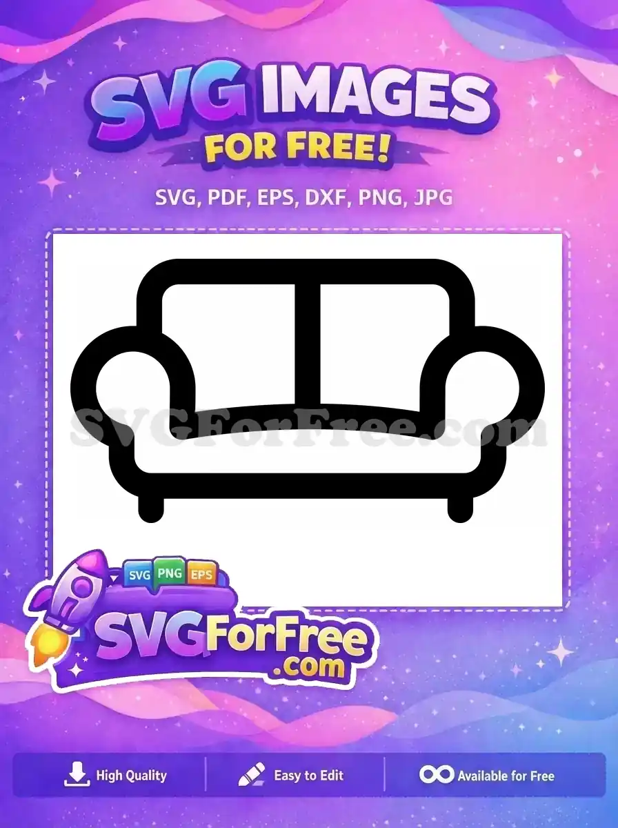 Free Ross Relaxed Free Iconic Couch Friends TV Show Free SVG