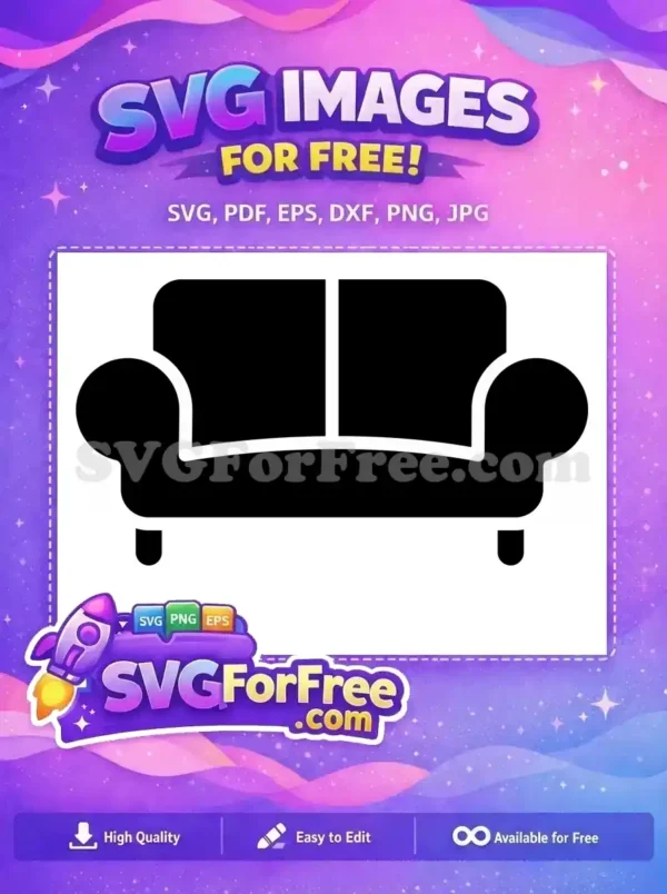 Free Black Couch Free Friends Silhouette Central Perk Free SVG