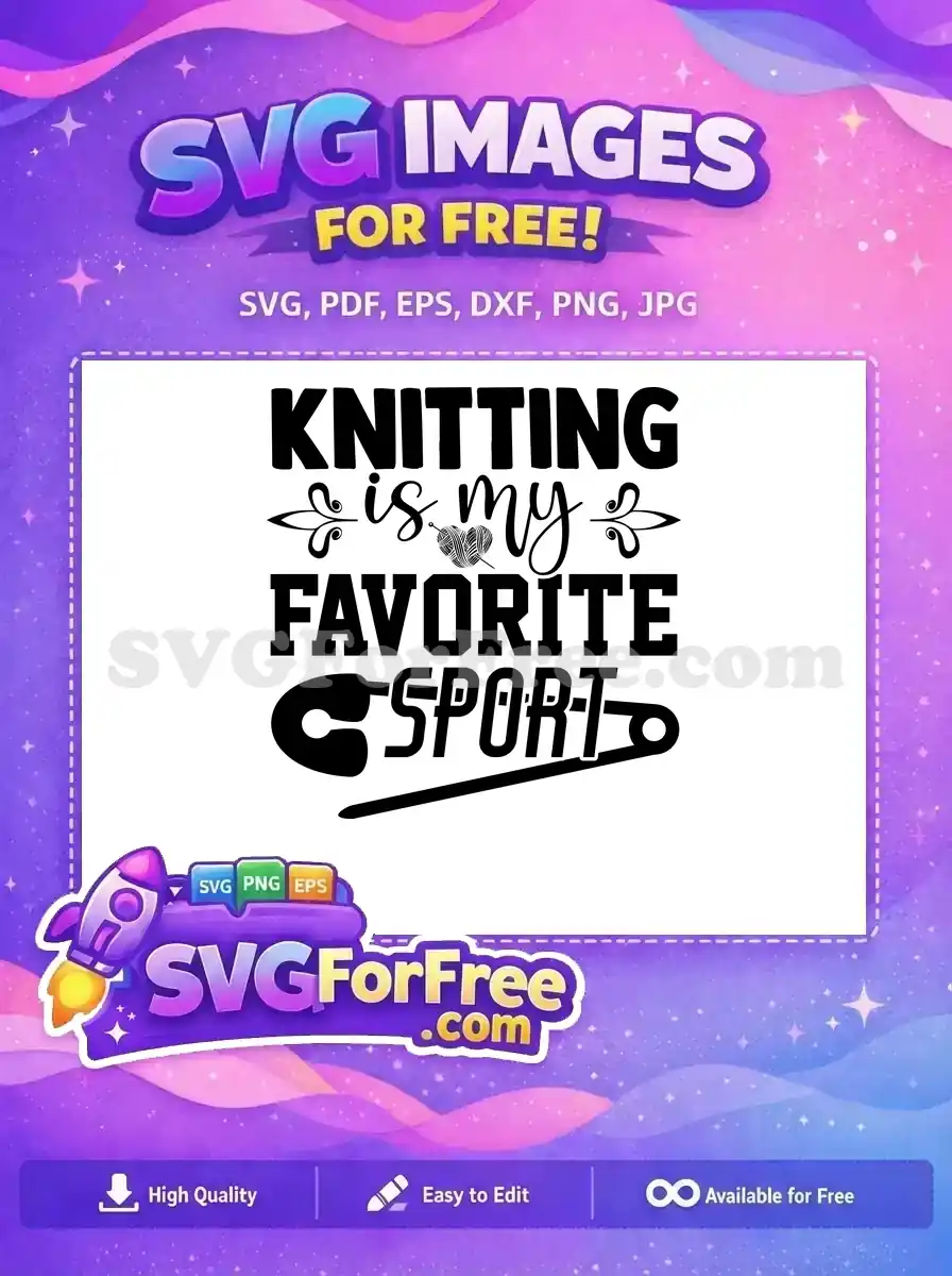 Free Heart Yarn Ball Free Knitting Sport Quote Crafting Quotes Free SVG