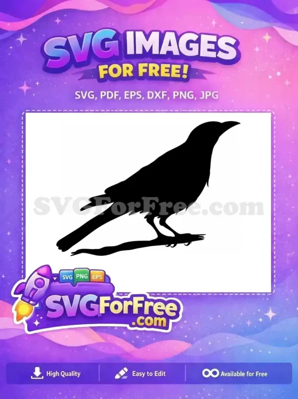 Free Flying Crow Silhouette Free Spooky Raven The Crow Free SVG Free Flying Crow Silhouette Free Spooky Raven The Crow Free SVG