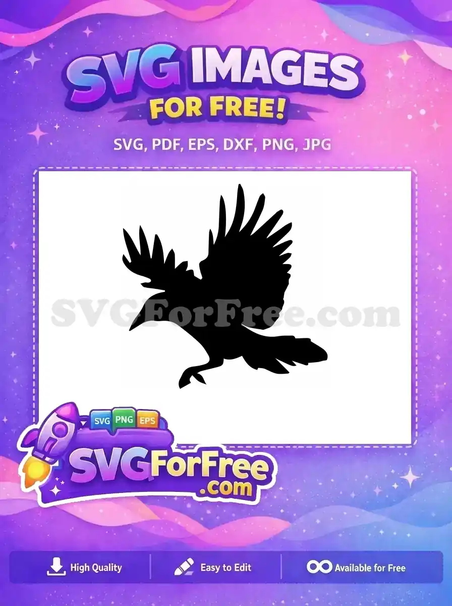 Free Dark Mysterious Silhouette Free Gothic Trench Coat The Crow Free SVG