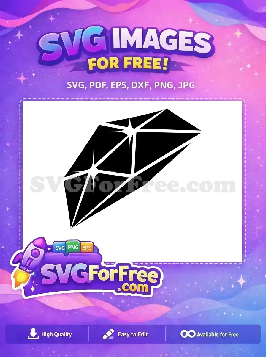 Free Black Superman Symbol Free Sparkling Crystal Silhouette DC Comics Free SVG