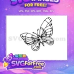 Free Detailed Wings Free Cute Butterflies Design Free SVG 1 - Instant Download