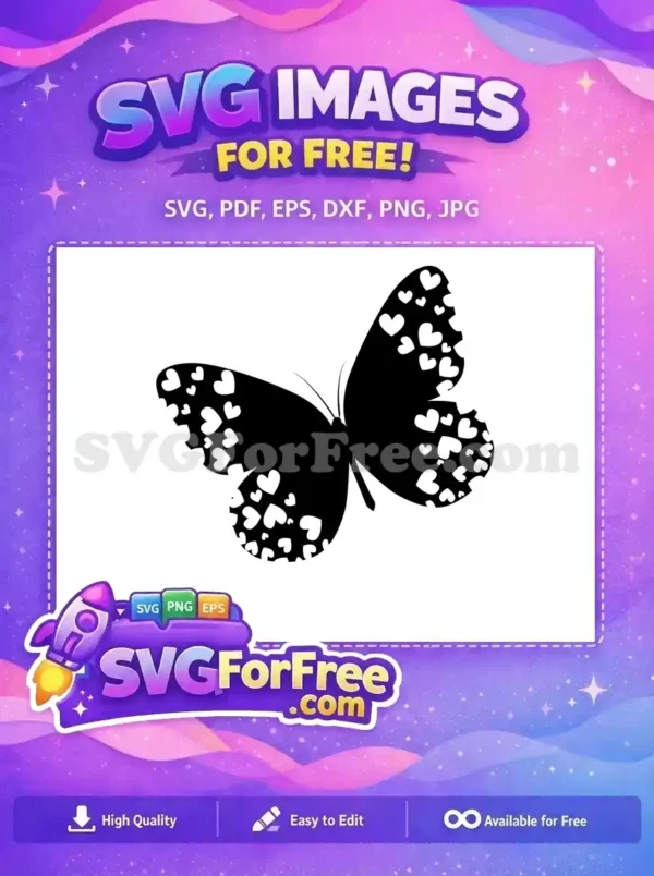 Free Heart Detail Free Butterfly Design Love Free SVG Free Heart Detail Free Butterfly Design Love Free SVG