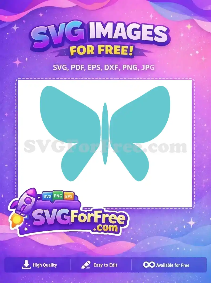 Free Teal Blue Butterfly Wings Free Cute Butterflies Graphic Nature Inspired Free SVG