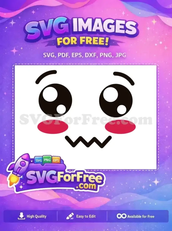 Free Blush Cheeks Free Googly Eyes Cute Emoji Free SVG