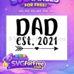 Free Dad Quote Free Father's Day Design Free SVG 1 - Instant Download