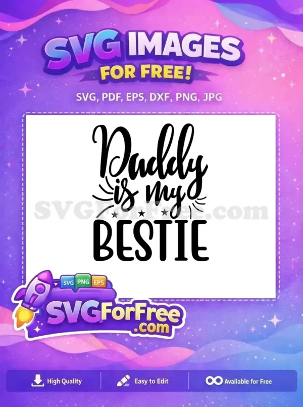 Free Black Daddy Bestie Free Stars Dad Quotes Free SVG Free Black Daddy Bestie Free Stars Dad Quotes Free SVG