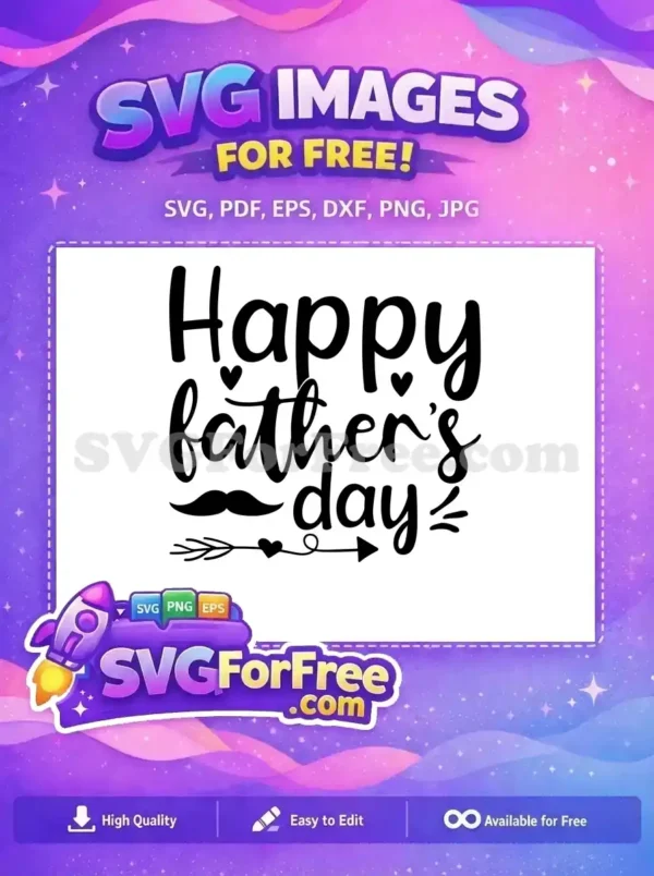 Free Happy Fathers Free Mustache Hearts Dad Quotes Free SVG Free Happy Fathers Free Mustache Hearts Dad Quotes Free SVG
