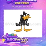 Free Angry Black Daffy Free Orange Beak Daffy Duck Disney Free SVG - Instant Download