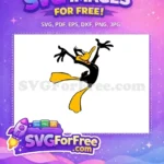 Free Happy Black Free Yellow Beak Daffy Duck Free SVG - Instant Download