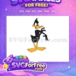 Free Angry Black Daffy Free Orange Beak Feet Disney Free SVG - Instant Download