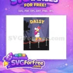 Free Sassy Daisy Free Pink Glamour Disney Show Free SVG - Instant Download