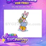 Free Happy Daisy Necklace Free Pink Bow Disney Free SVG - Instant Download