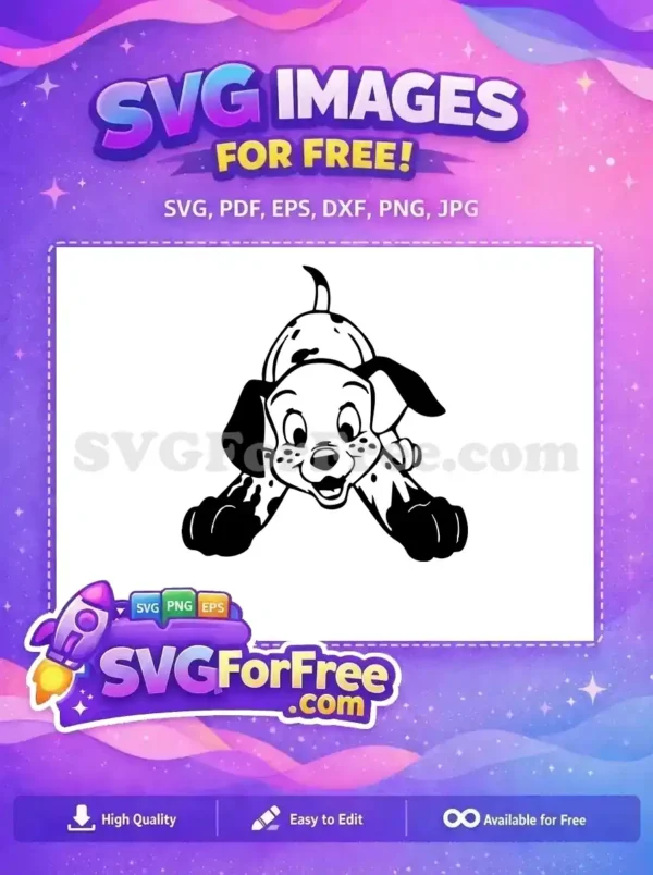 Free Playful Puppy Free Black Spots 101 Dalmatians Free SVG 1 Free Playful Puppy Free Black Spots 101 Dalmatians Free SVG 1