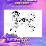 Free Spotted Free Spider Dalmatians 101 Disney Free SVG - Instant Download