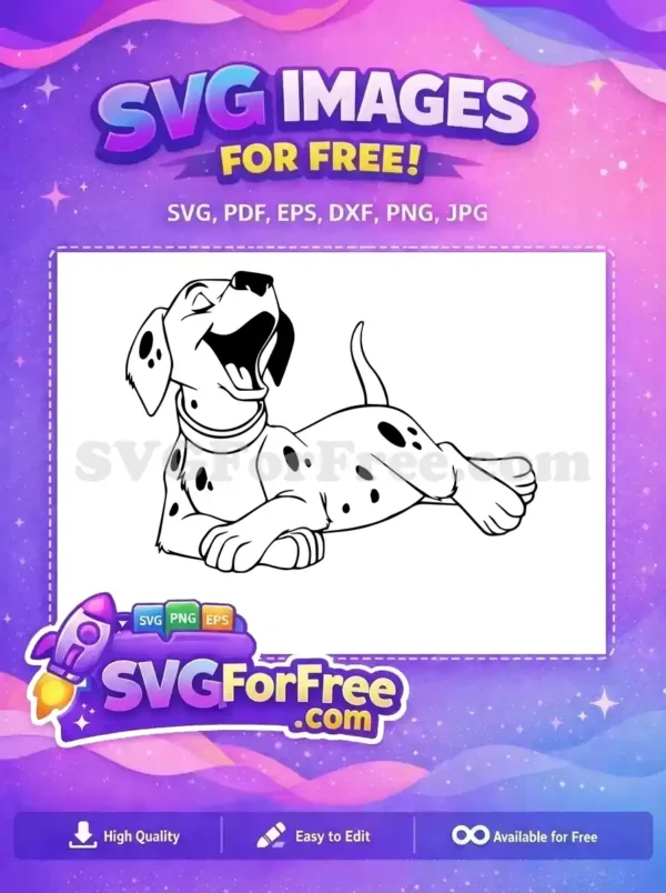 Free Yawning Puppy Free Dalmatian Puppy 101 Free SVG Free Yawning Puppy Free Dalmatian Puppy 101 Free SVG