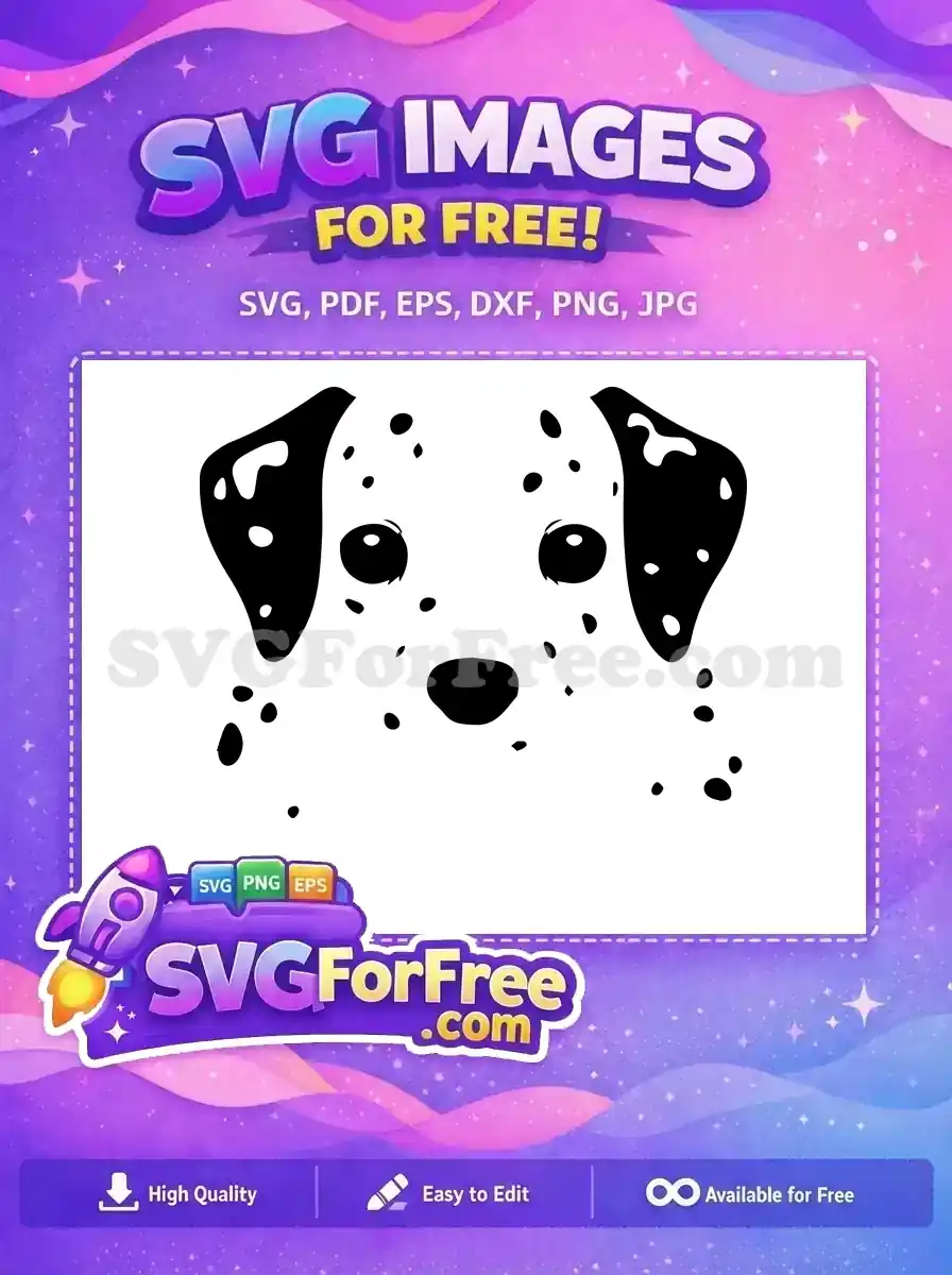 Free Adorable Free Spotted Dalmatians 101 Disney Free SVG