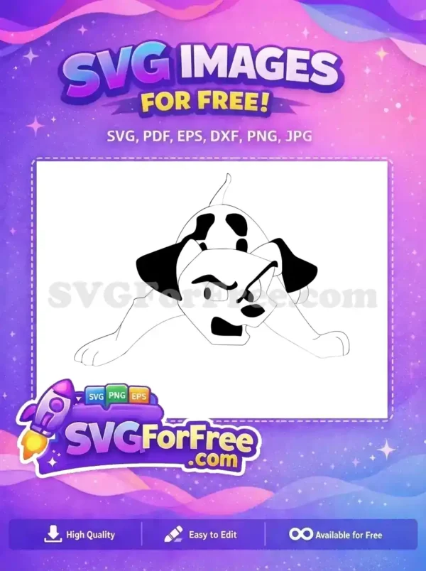 Free Angry Free Spotted Dalmatians 101 Disney Free SVG Free Angry Free Spotted Dalmatians 101 Disney Free SVG