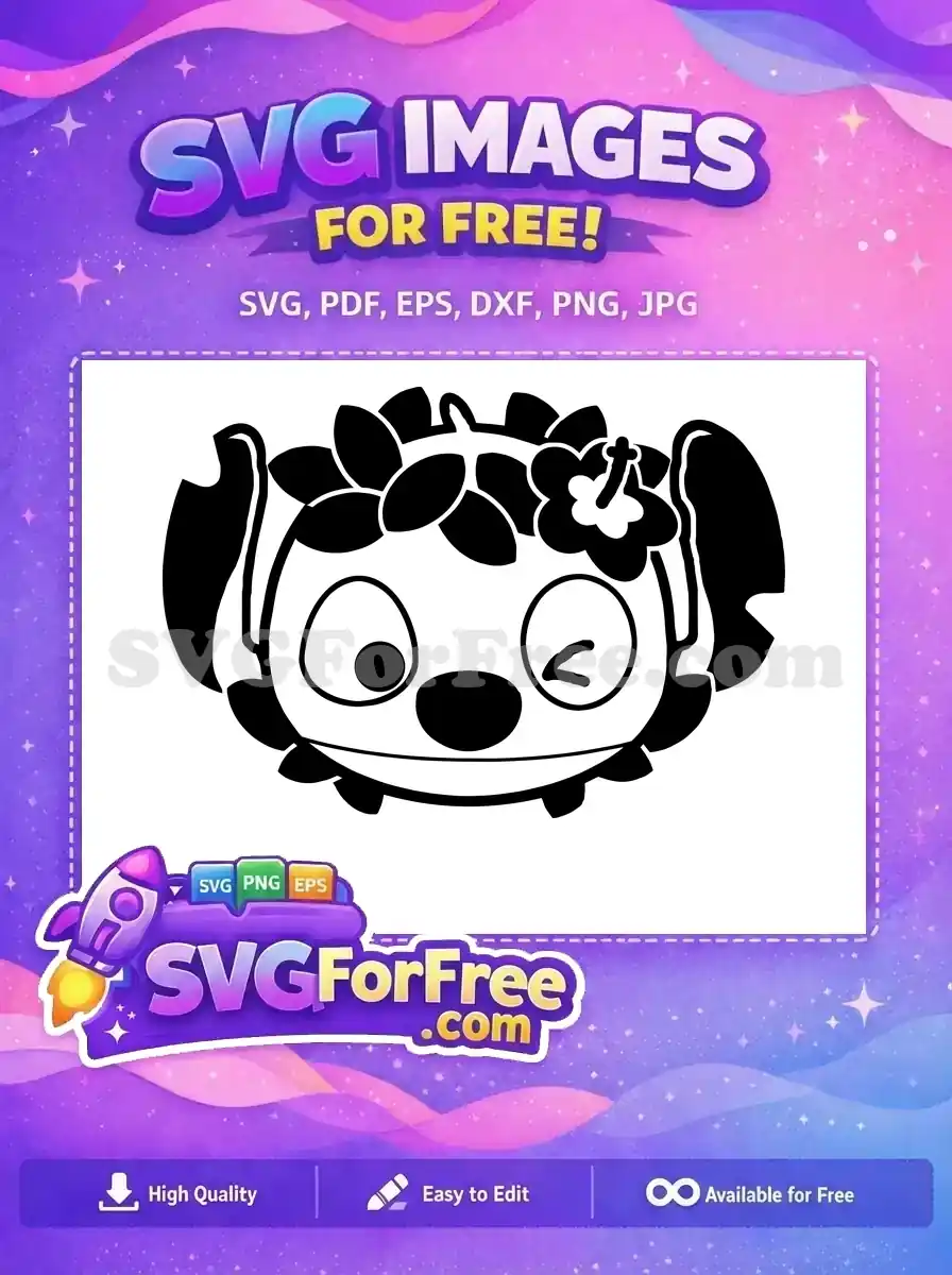Free Winking Alien Free Floral Dalmatians 101 Disney Free SVG